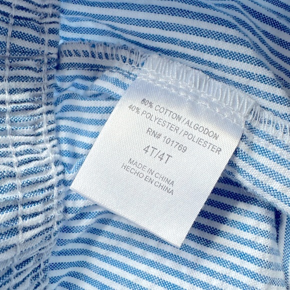 Seersucker elastic pants. Boy 4T. NWOT - Picture 5 of 6